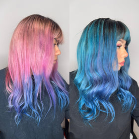 oVertone Midnight Teal 10-15 minute application fits busy routines.