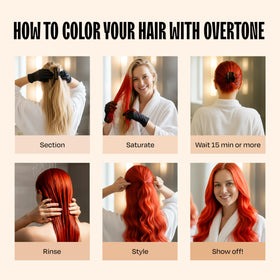 Overtone Poppy Orange avocado oil ingredient suggesting conditioning benefits