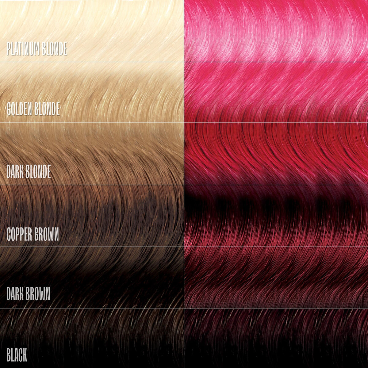 Overtone Raspberry Pink on light hair provides vibrant color payoff.