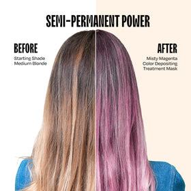 Overtone Smoky Magenta label close-up showing vegan formulation