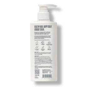 Overtone Ultimate Conditioner bottle back highlights vegan ingredients and cruelty-free formula