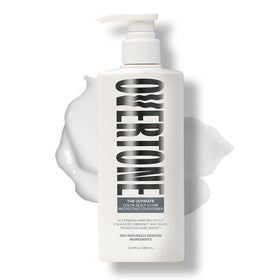 Overtone Ultimate Conditioner bottle front offers color-safe, hydrating care