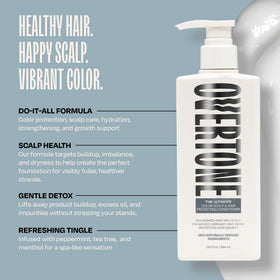 Plant-based ingredients image emphasizes plum seed, castor, rosemary for hair health