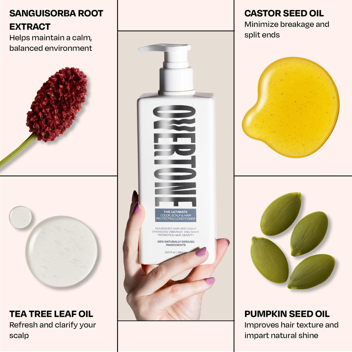 Scalp refresh shot underscores cooling tingle and balance after wash