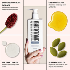 Scalp refresh shot underscores cooling tingle and balance after wash