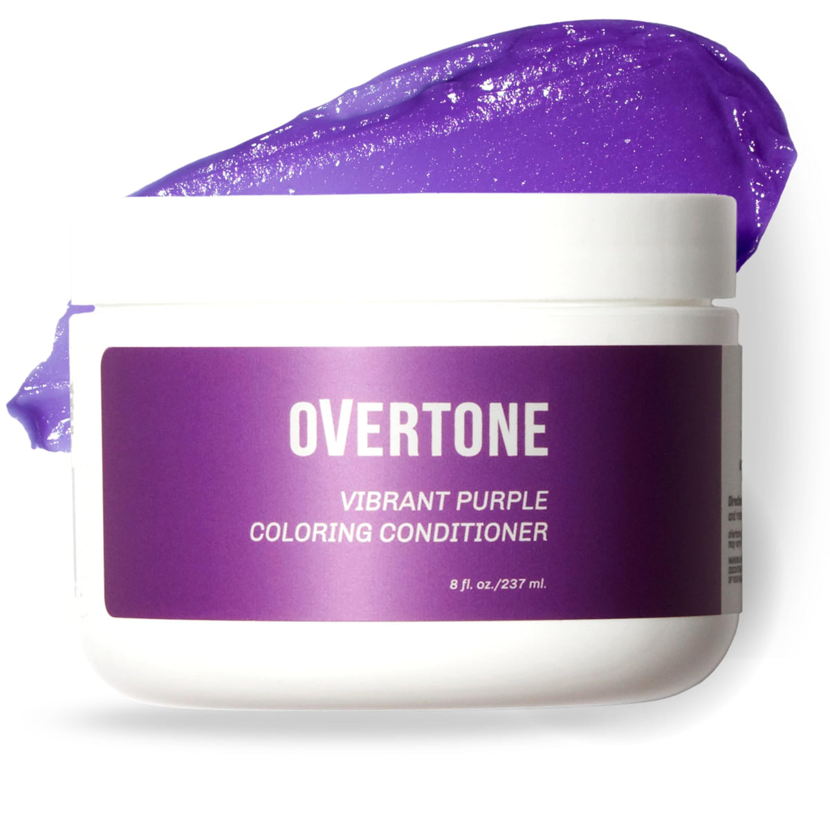 Overtone Vibrant Purple bottle for at-home color deposit.