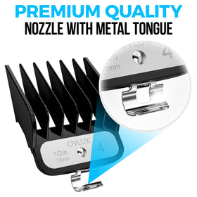OVLUX clippers with metal body for durability and scratch resistance