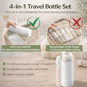 OvOHapia leak-proof double design protects luggage from spills