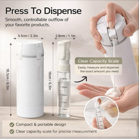 OvOHapia transparent body with measurement scale to monitor content