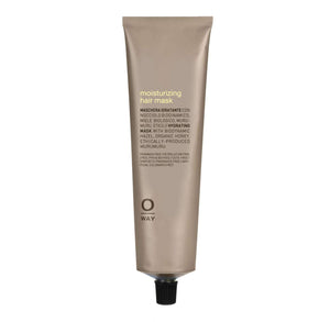 OWAY Moisturizing Hair Mask jar front shows vibrant packaging for daily hydration