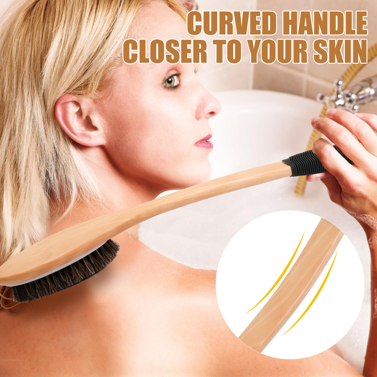 OWIIZI sterilized horsehair bristles provide gentle exfoliation