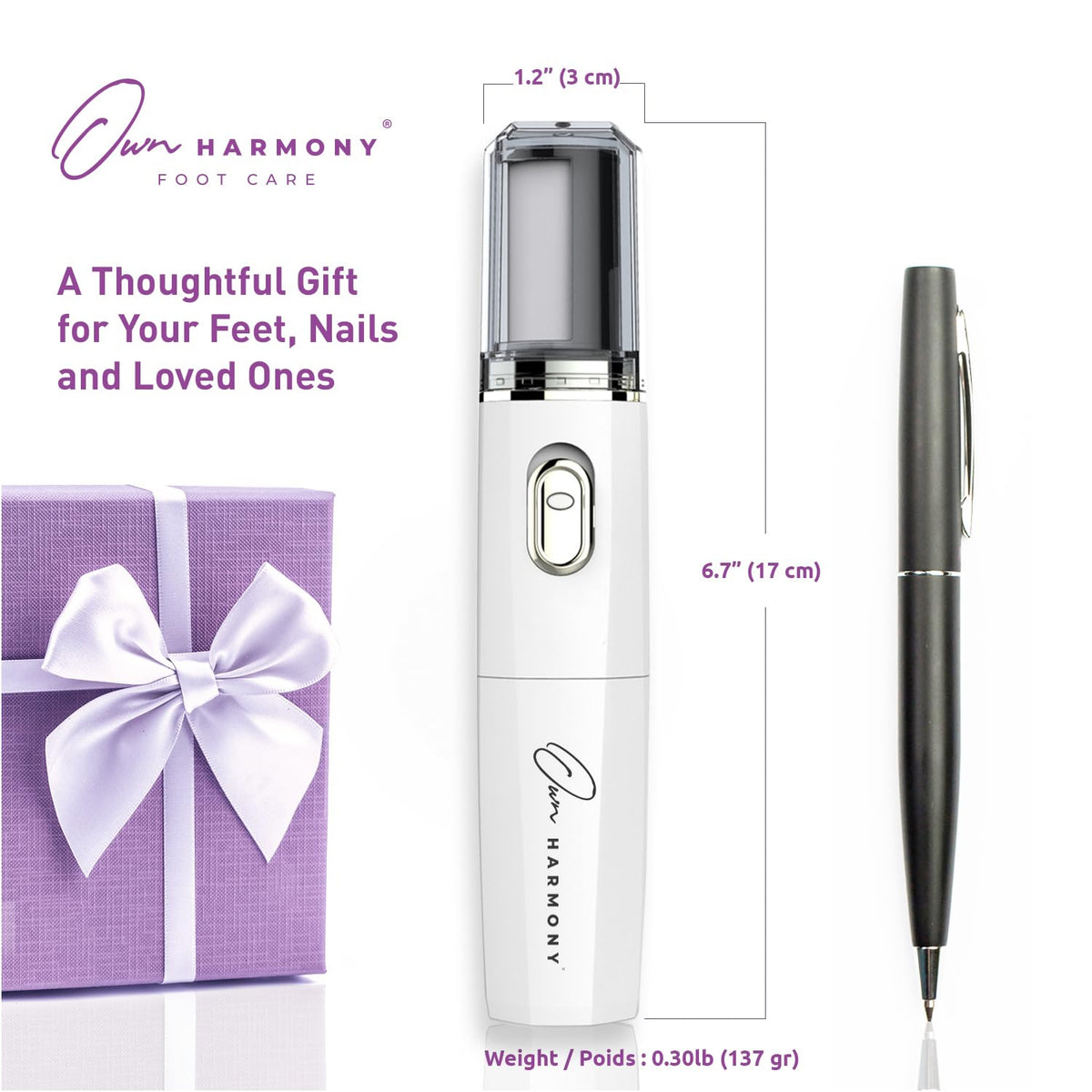 Own Harmony rechargeable battery enables steady polishing during use