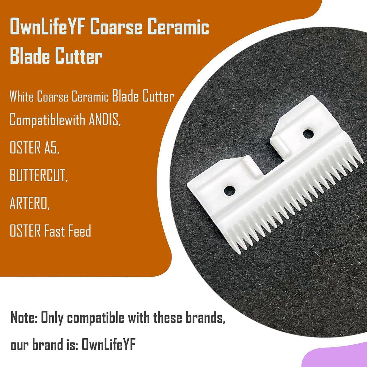 OwnLifeYF blade in action on a clipper showing smooth operation.