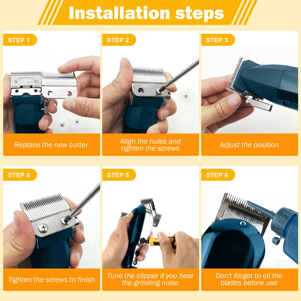 OwnLifeYF compatibility-list: broad Wahl model coverage for versatile use.