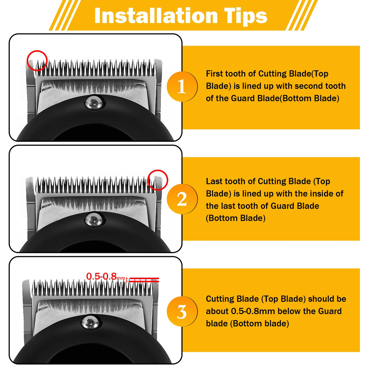 OwnLifeYF easy-install: quick blade swap without tools.