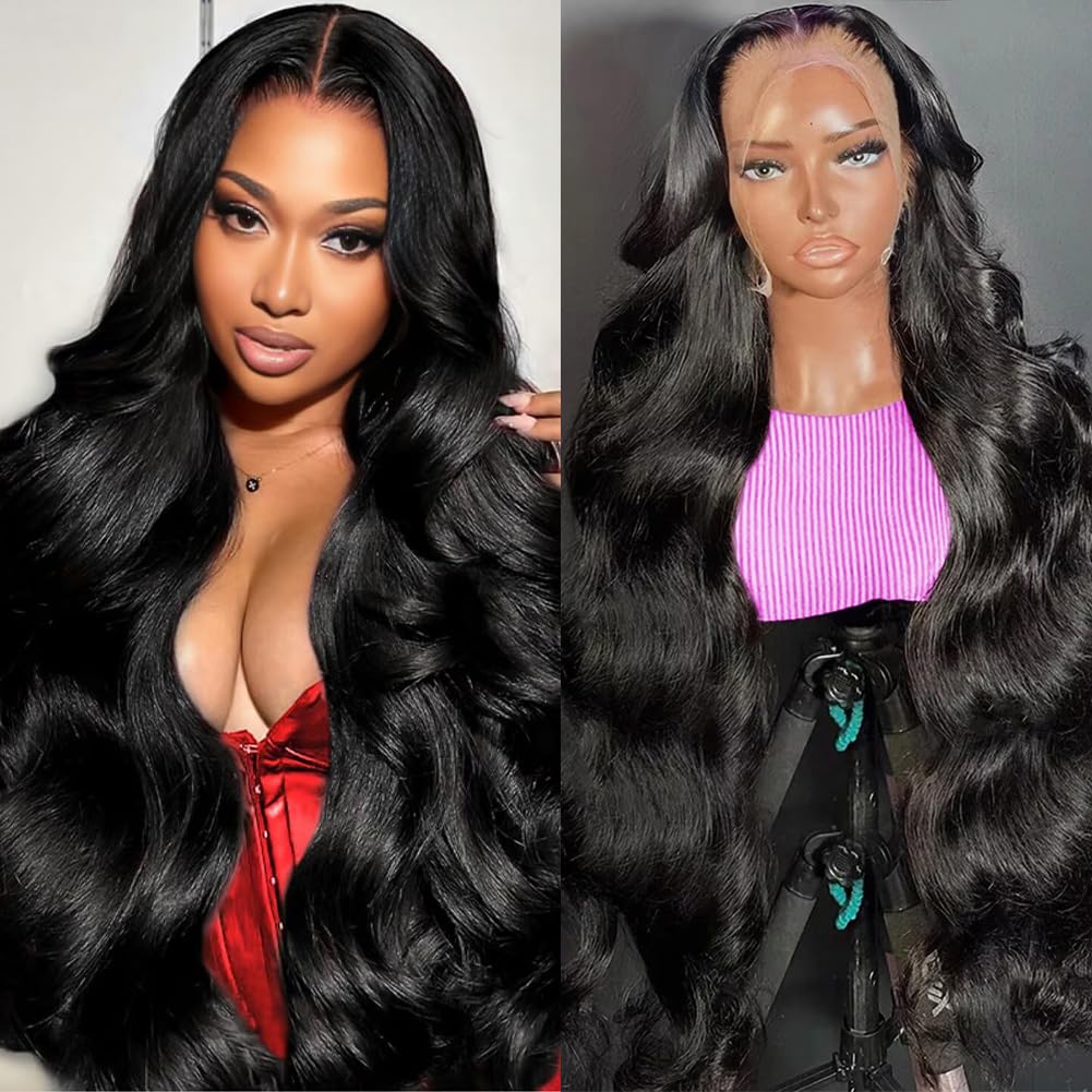 OWNROSE 13x6 HD lace-front wig for a seamless hairline and natural parting.