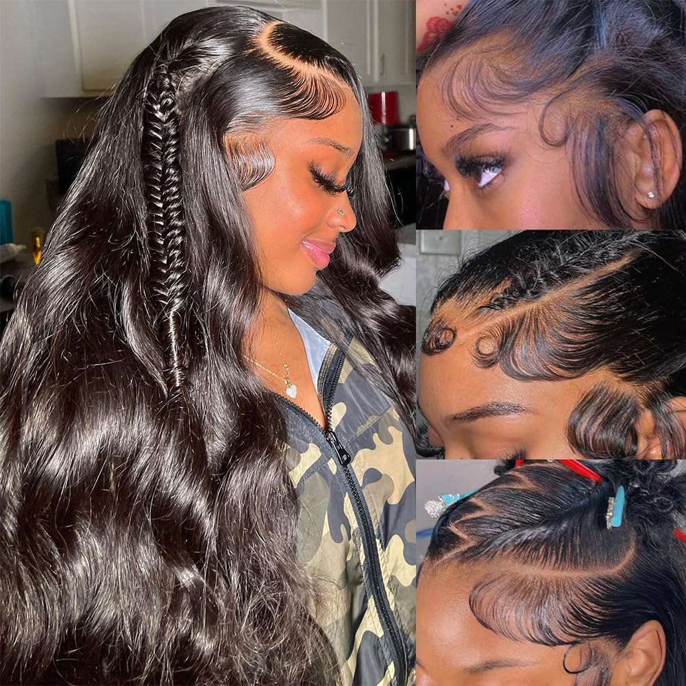 Ownrose 13x6 lace front wig in body wave texture for versatile styling.