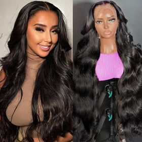 Ownrose 24 inch lace front wig with breathable lace for natural look.
