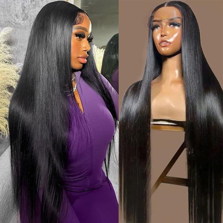 OWNROSE 26 inch lace front wig with breathable cap for all day comfort