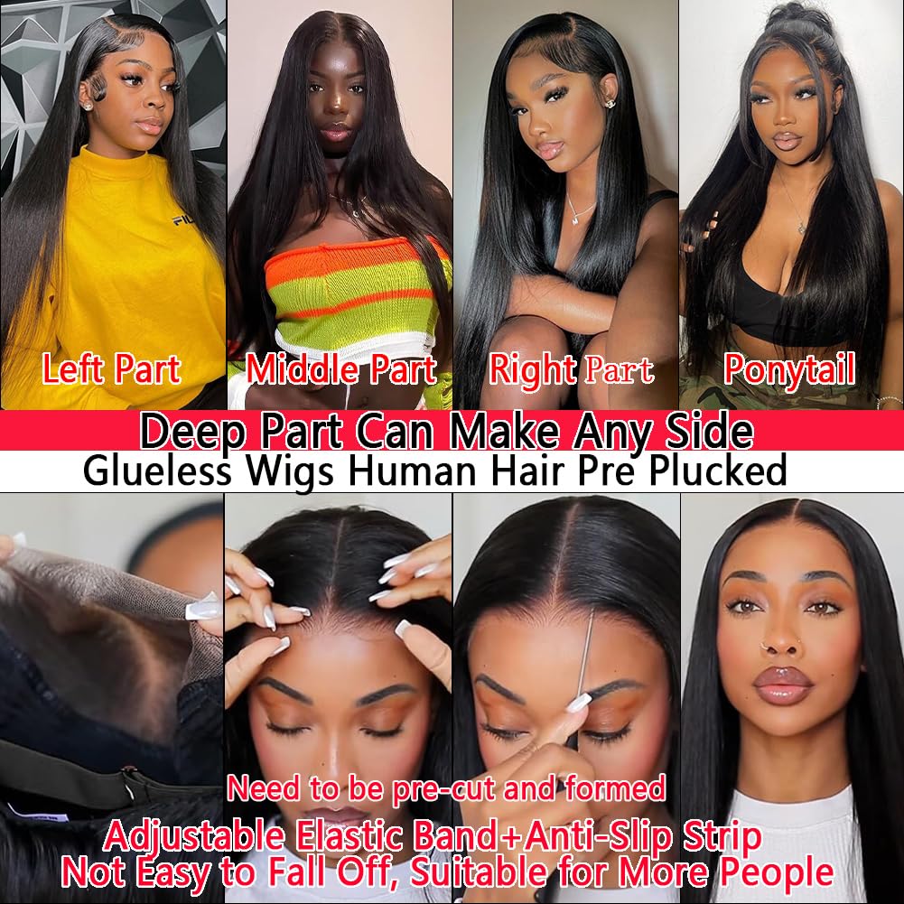 OWNROSE 26 inch lace front wig with natural luster matching multiple skin tones