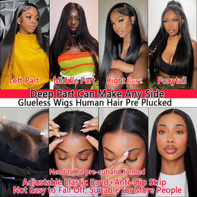 OWNROSE 26 inch lace front wig with natural luster matching multiple skin tones
