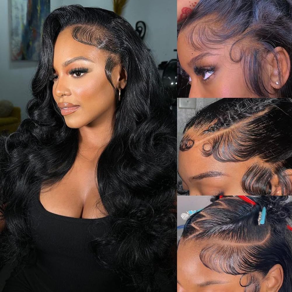 OWNROSE Brazilian virgin hair body wave offers soft, voluminous styling.