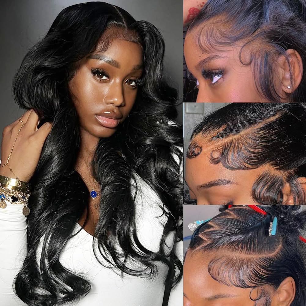 OWNROSE 13x6 HD lace front view highlighting invisible hairline and versatile parting.