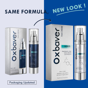Oxbraver fragrance-free bottle highlights a gentle skincare option for sensitive skin