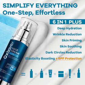 Oxbraver men's face cream provides invisible SPF 40 protection indoors and outdoors.