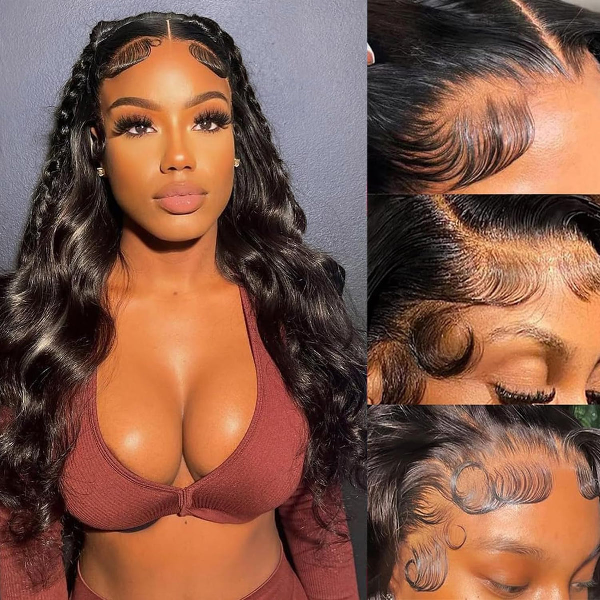 Oxcart HD lace front wig with Swiss transparent lace for seamless blend