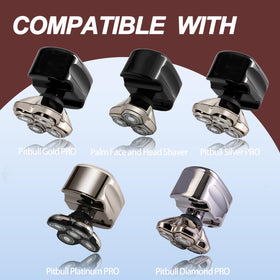 OXSITO washable head blades enable thorough cleaning under running water