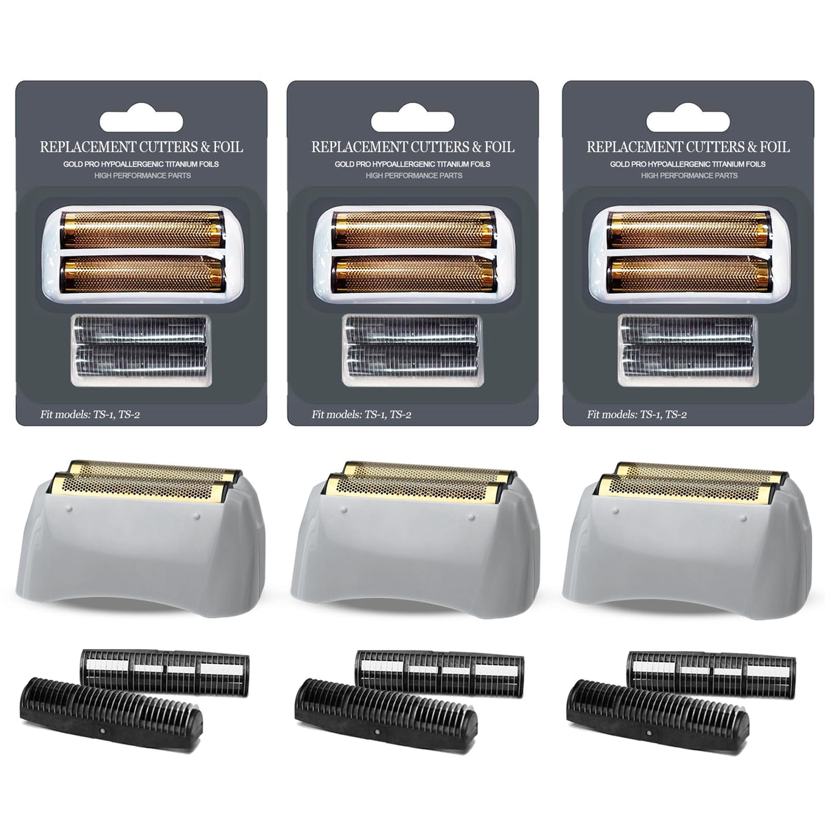 OXSITO gold foil replacement for Andis TS-1/TS-2 ensures a smooth, close shave.