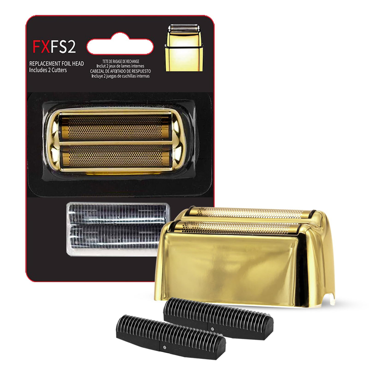 OXSITO Golden Pro foil head for FXFS02 enables precise contouring.