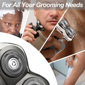 OXSITO Pro 4 Heads floating technology demonstrating adaptive shaving heads