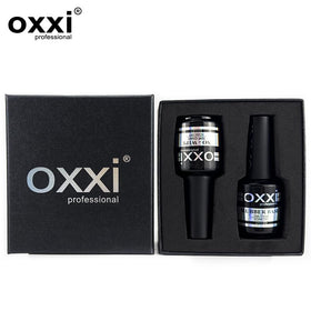 OXXI Professional no-wipe top coat provides high-gloss, durable finish.