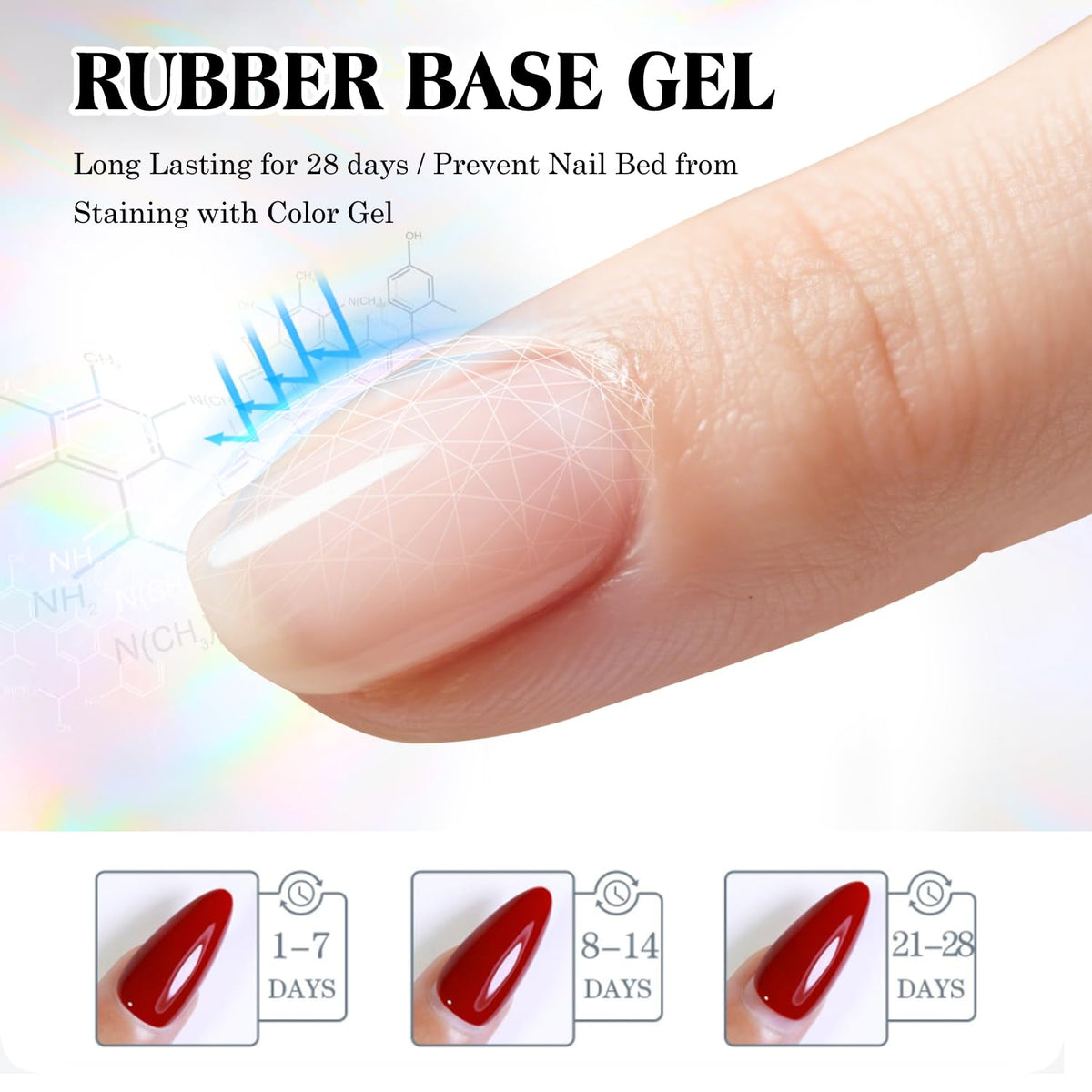 OXXI Professional self-leveling base gel smooths grooves in seconds.