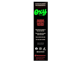 In-use shot of Oxy Rapid Spot Treatment in a skincare routine.