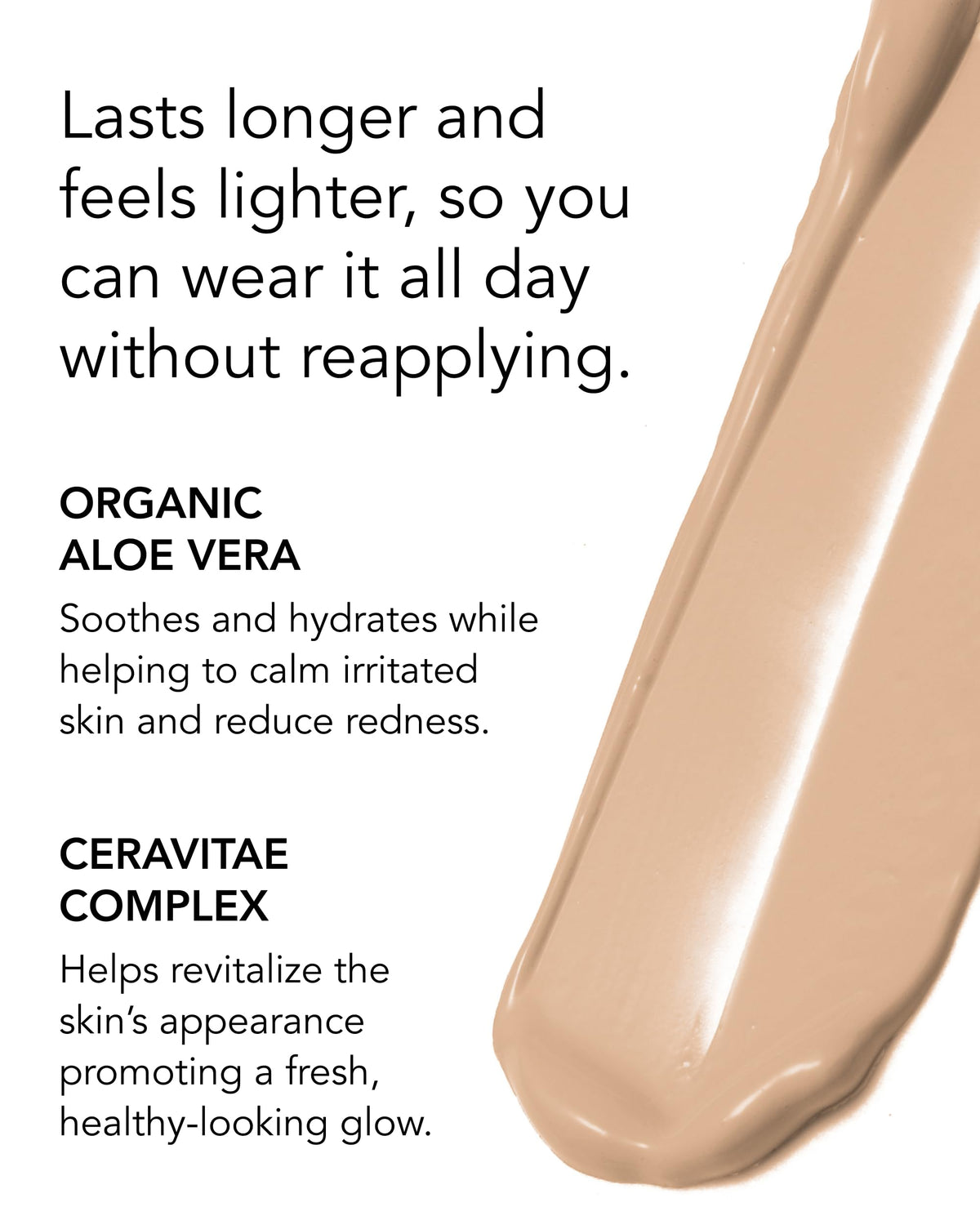 Oxygenetix Pearl longwear formula for all‑day wear during active days