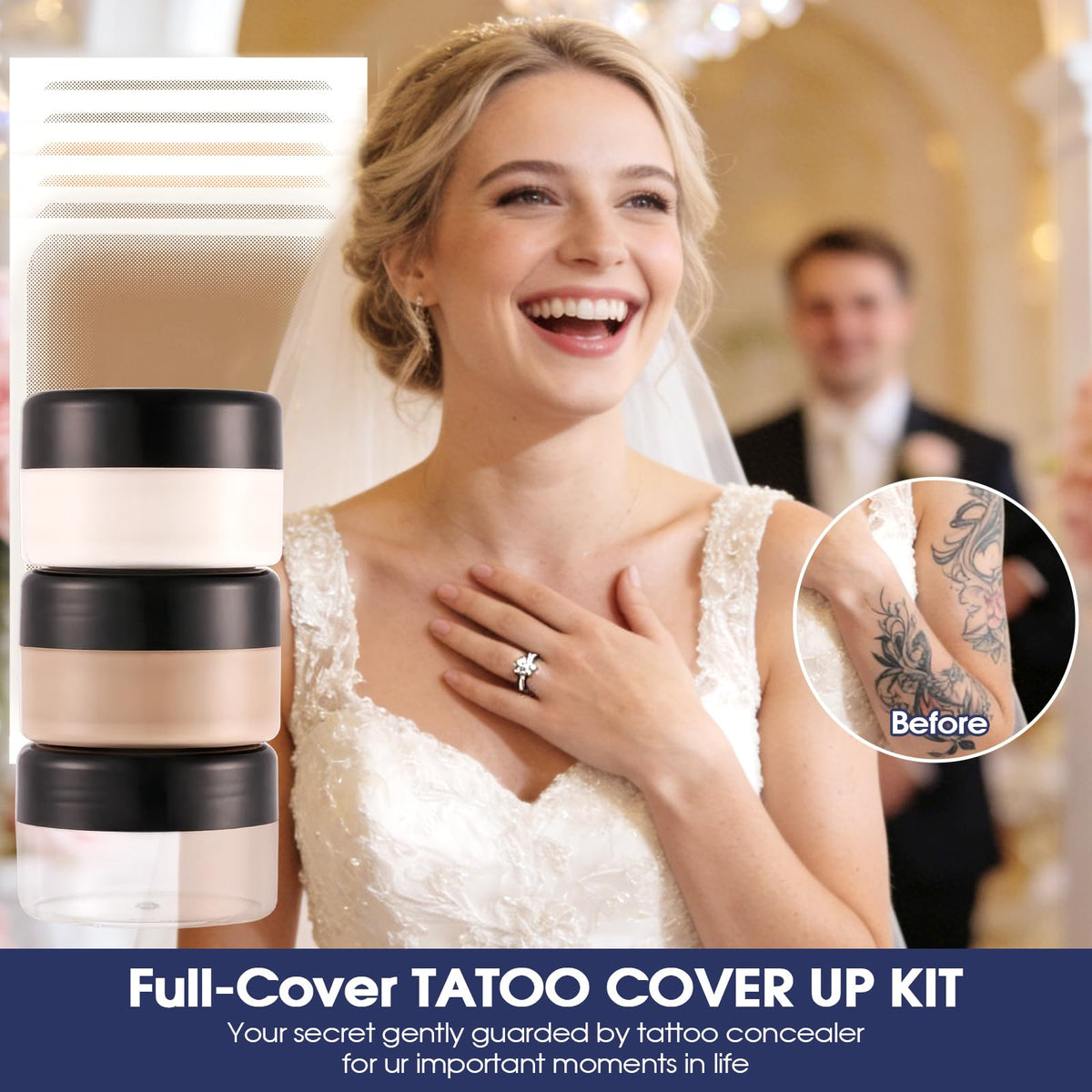 OYGCEE skin-tone patches collection for customizable coverage options.