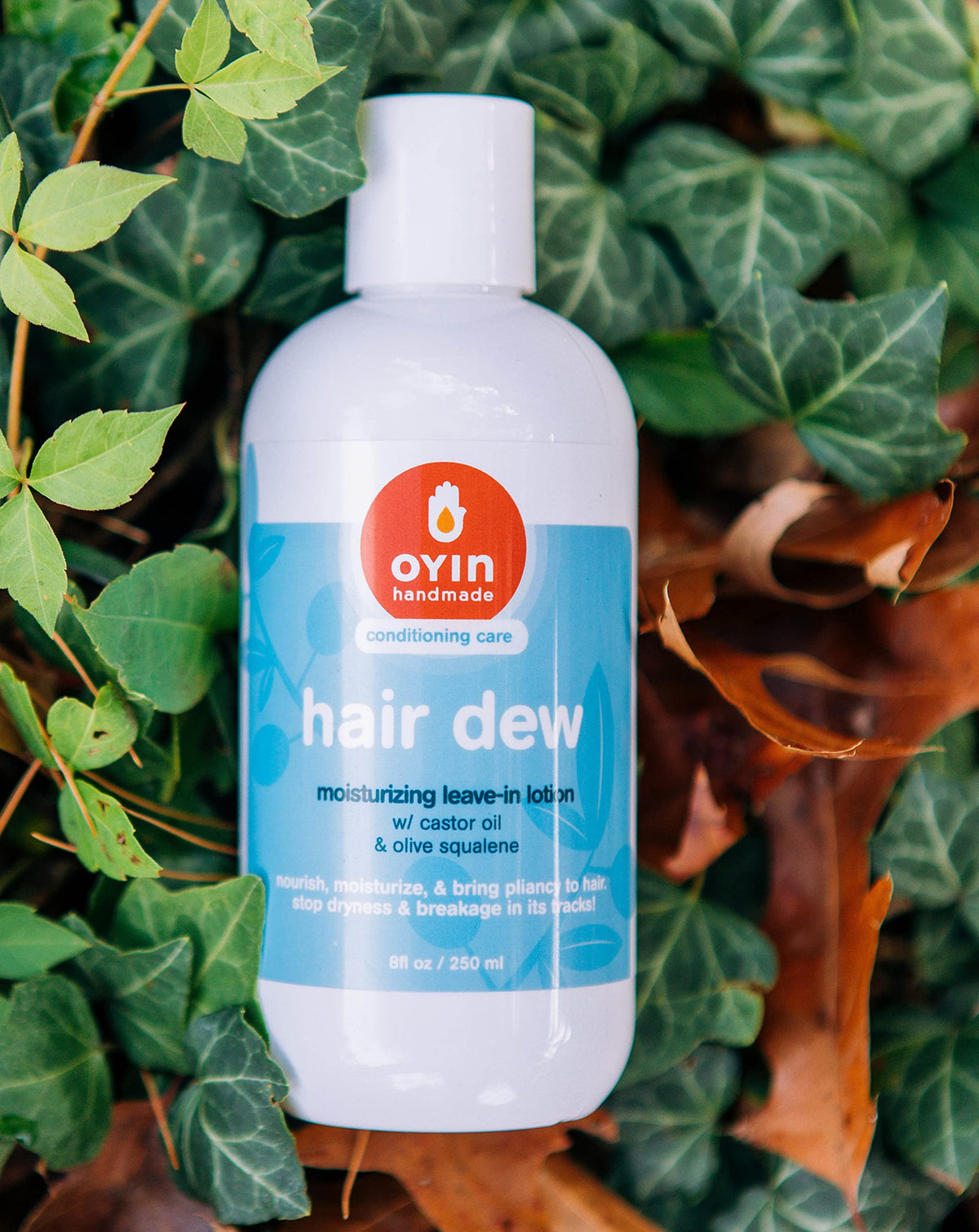 Oyin Hair Dew pump-dispense for easy application and quick styling