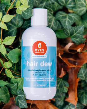 Oyin Hair Dew pump-dispense for easy application and quick styling
