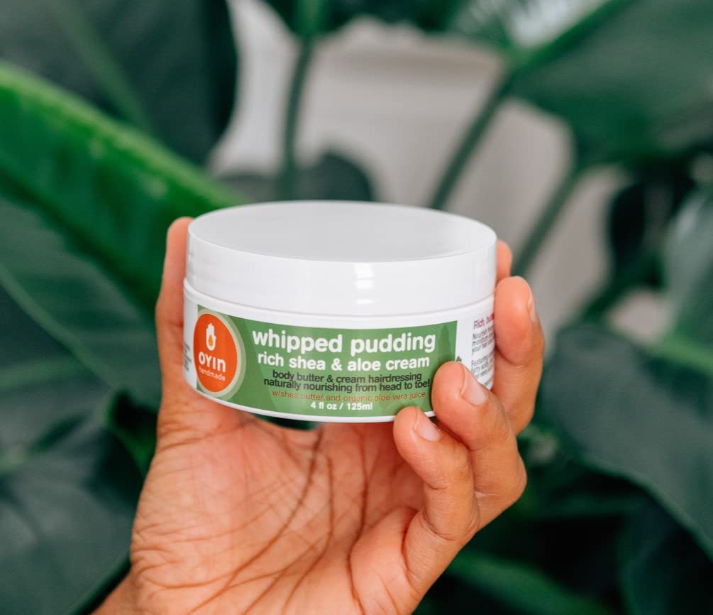 Close-up of Whipped Pudding texture highlighting rich hydration for coils and curls