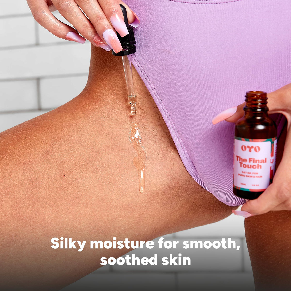 OYO The Final Touch fragrance-free label signals a fragrance-free experience for intimate skin