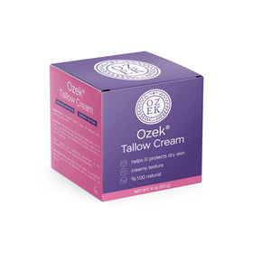 Ozek whipped tallow balm soothes dull skin and daily dryness.