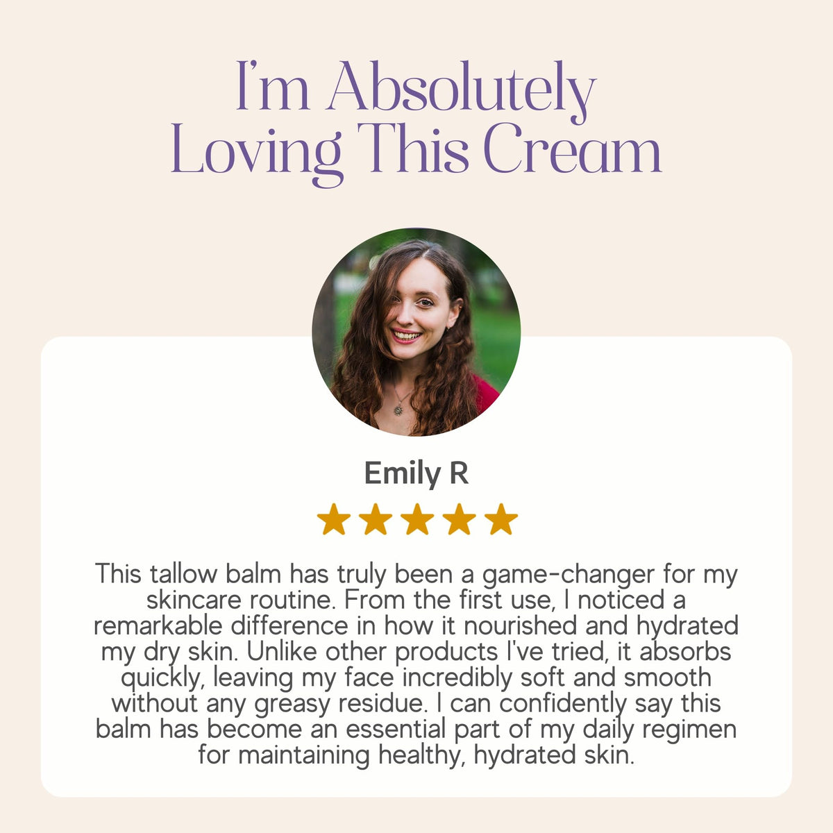 Ozek vitamin-rich balm nourishes skin with vitamins A, D, E.