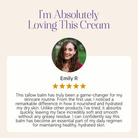 Ozek vitamin-rich balm nourishes skin with vitamins A, D, E.