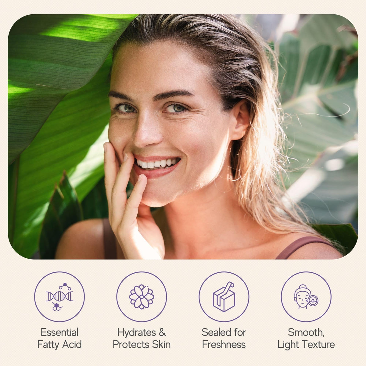 Ozek whipped balm jar closeup highlights smooth texture and quick absorption.