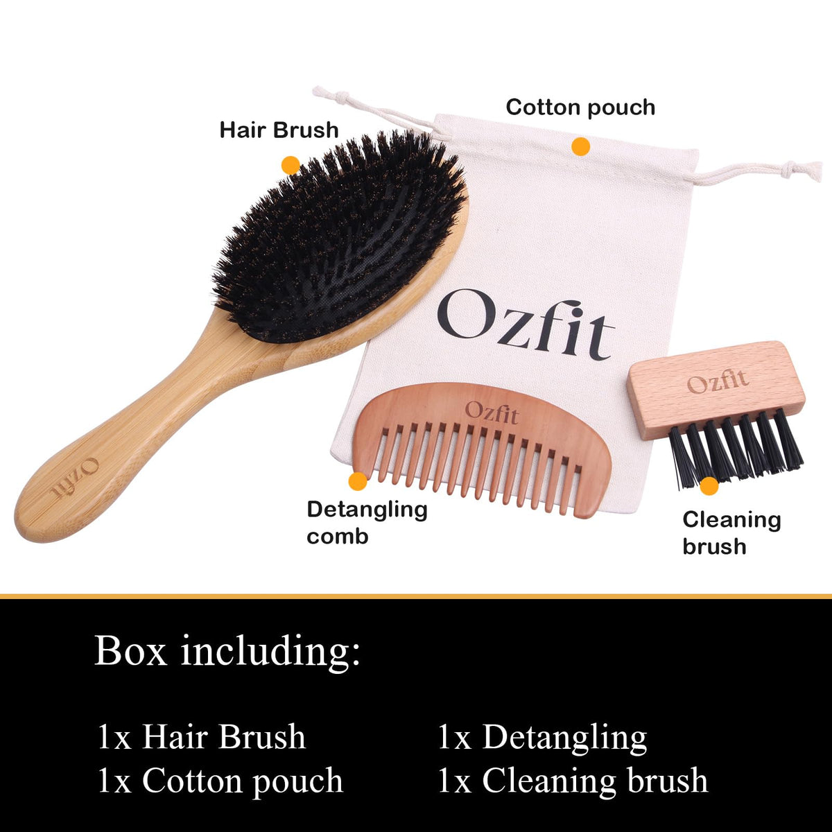 OZFIT Durable Eco Bamboo Brush designed for everyday use and longevity