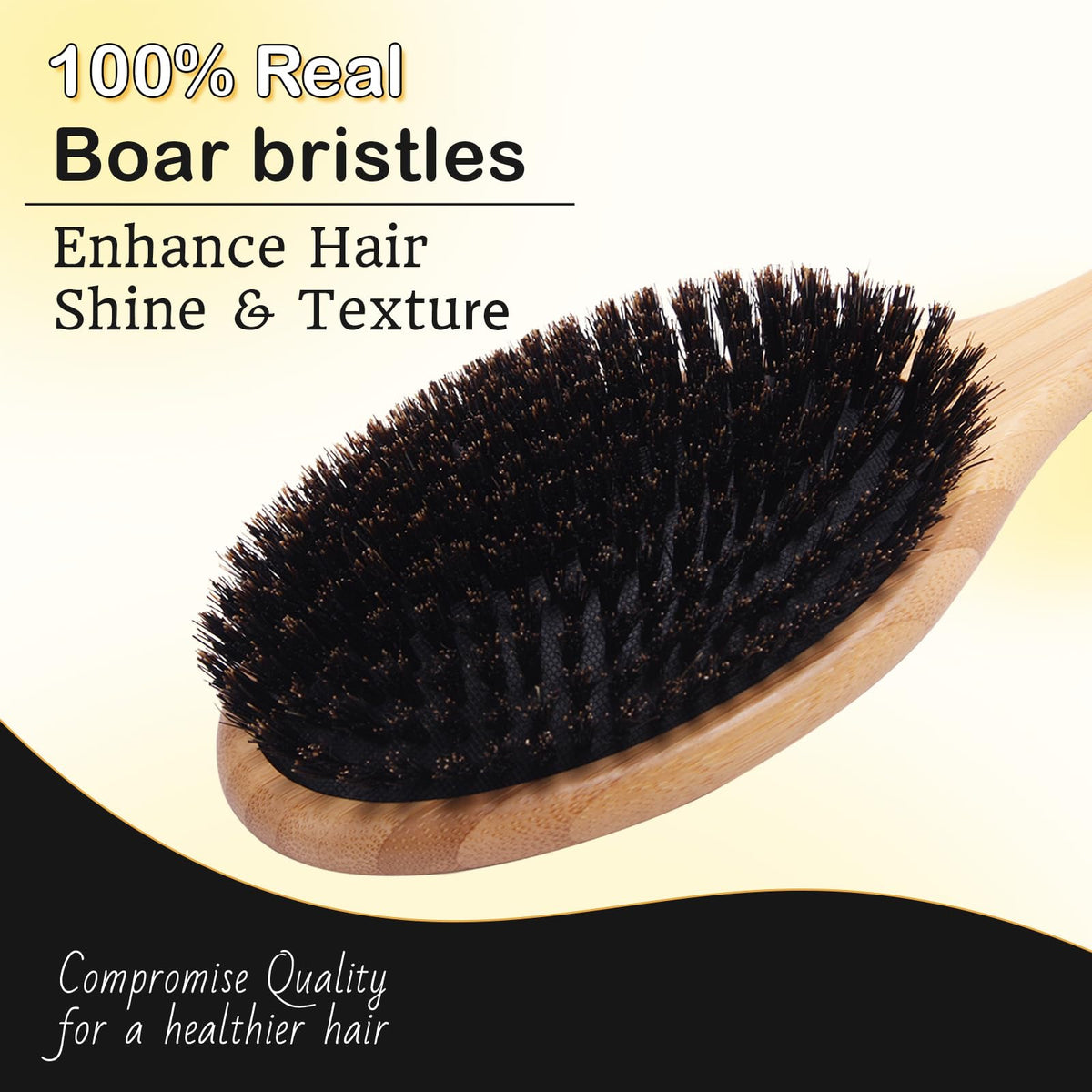 OZFIT Men s Hair Brush with soft bristles for gentle grooming and styling