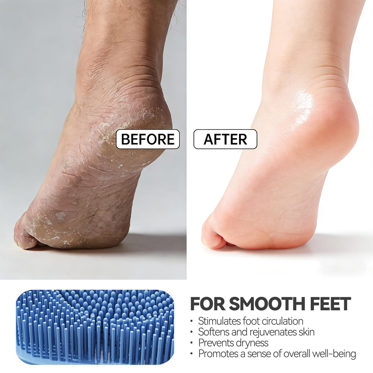 Ozner easy-clean silicone dries quickly after use.